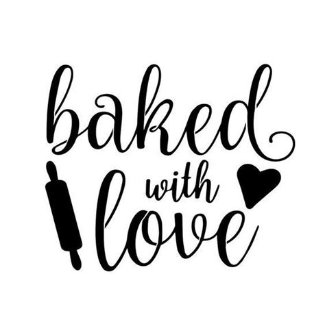 Baking Quotes Stencil Pattern Stencils