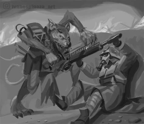 Trenchvermin Krieg Vs Xenos Fanart Rimaginarywarhammer