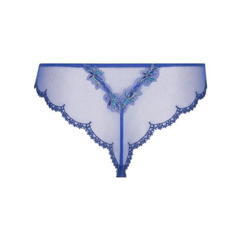Lise Charmel Lingerie De Cristel Et D Eau String Blauw ACH Italian Design Fashion Beauty