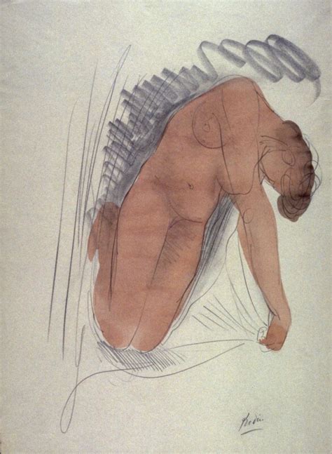 Reclining Female Nude Copy After Rodin