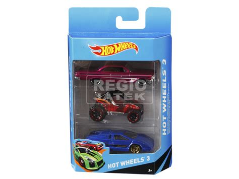 Hot wheels kisautó 3 darabos készlet többféle REGIO JÁTÉK Webáruház