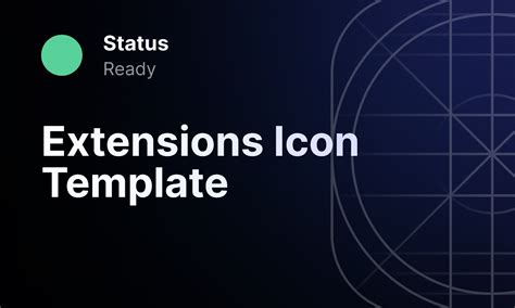 Extensions Icon Template Figma