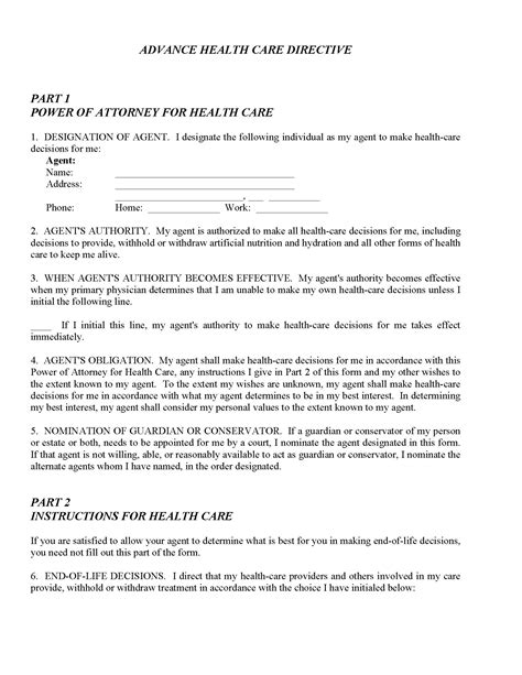 Free Printable Power Of Attorney Forms For Illinois Printable Forms