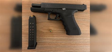 No Stop At Red Light Leads Police To Loaded Handgun And Drugs Three