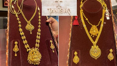 Tanishq Gold Long Haram Designs With Price Gold Long Necklace Sets