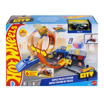 Hot Wheels City Super Police Station Playset Mattel