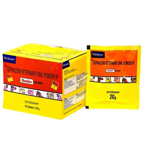 virbac veterinary powder  vetebrinary packaging type packet  rs