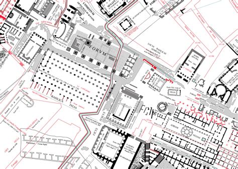 Old City Rome Map Of Italy