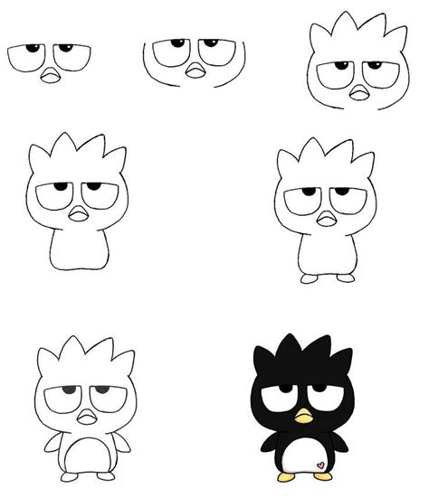 How To Draw Badtz Maru – 7 Simple Steps For Creating Cute Badtz Maru ...