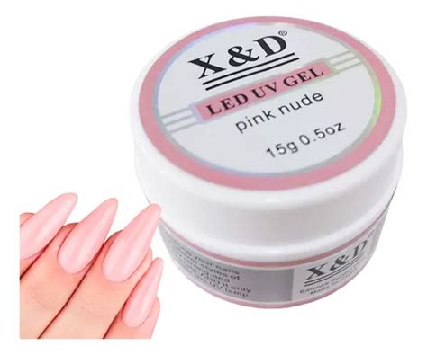 Gel Xed Pink Nude G Original Para Alongamento Unhas Gel Mercadolivre