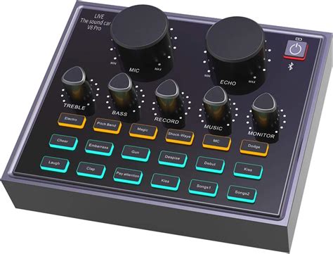 MOVKZACV V8 Sound Card, Live Sound Card for live Streaming,Voice ...