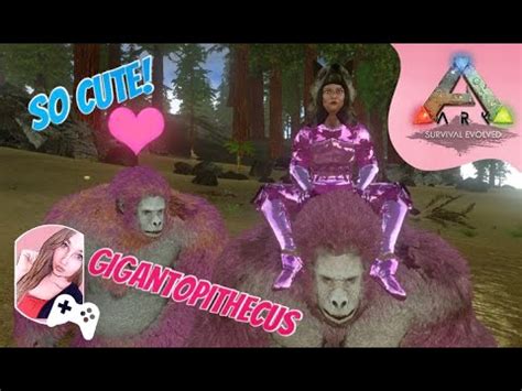 Gigantopithecus Taming Unexpected Cuties Ark Mobile Gameplay Ep