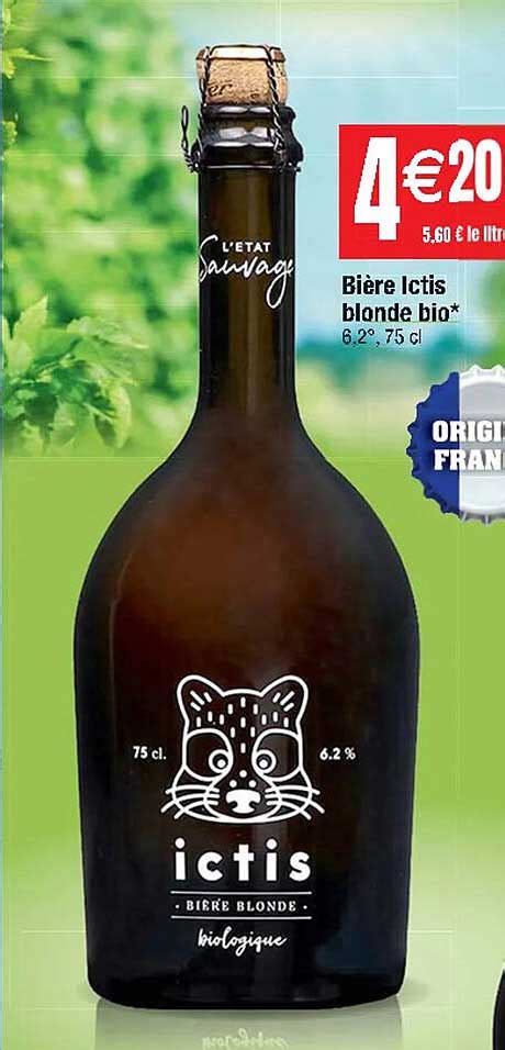 Promo Bière Ictis Blonde Bio chez Cora iCatalogue fr