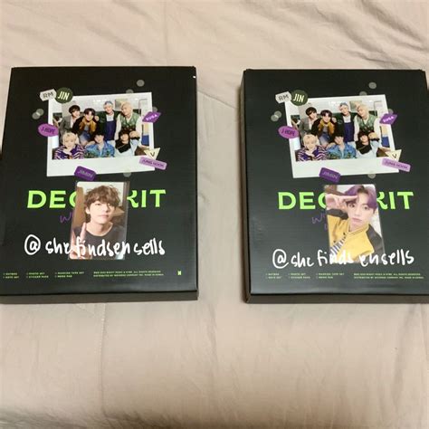 BTS Deco Kit Jungkook Set Taehyung Hobbies Toys Memorabilia