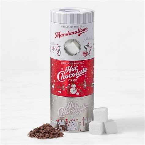 Williams Sonoma Classic Peppermint Hot Chocolate Stacker With