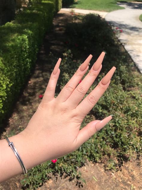 Nude Press On Nails Nude Fake Nails Nude Glue On Nails Etsy