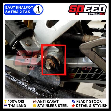 Jual Probolt Baut Knalpot Suzuki Satria Hiu Tak Tak Stainless