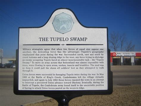 Historical Markers in Tupelo Lee County - MISSISSIPPI HISTORICAL MARKERS