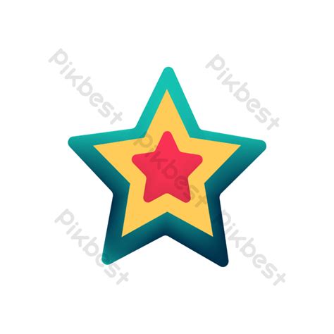 Minimalist Star Shape Icon Set Png Images Ai Free Download Pikbest