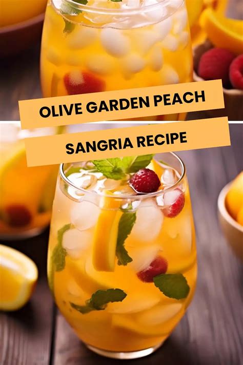 Olive Garden Peach Sangria Recipe – Hungarian Chef