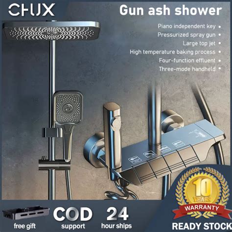 Chux Small Aircraft Carrier Main Body Stainless Steel Shower Set For Bathroom Hot And Cold