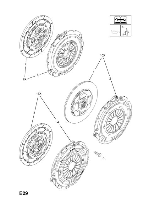 Opel Astra H Clutch Kit Opel Epc Online Nemigaparts