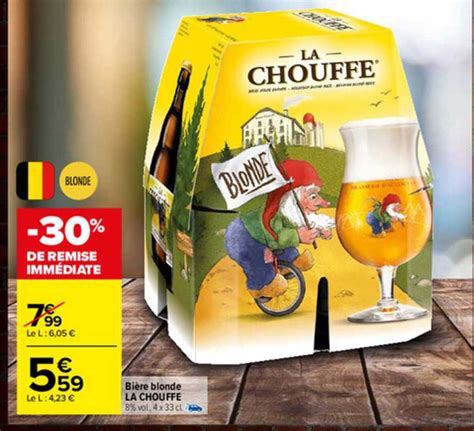 Promo Bi Re Blonde La Chouffe Chez Carrefour Icatalogue Fr