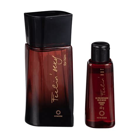 Feelin Sexy For Him Deo Colônia 100ml Gel para Massagem Feelin Hot Morango 60ml Shopee Brasil