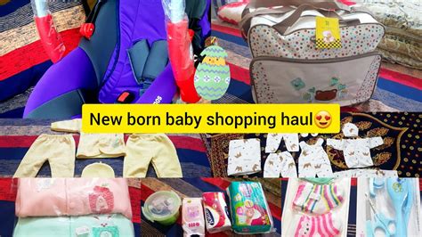 New Born Baby Shopping Haul Baby Shopping For The First Time Ishmal