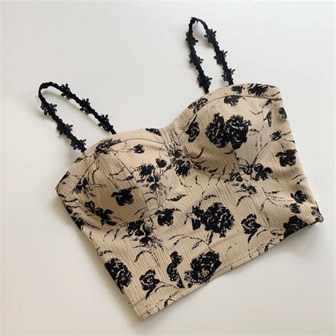 Ready Stock Dry Rose Small Camisole Women Summer Sexy Pure Desire Style Hot Girl Waist