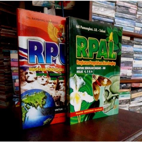 Jual Buku Rpal Dan Rpul Untuk Sd Kelas New Original Shopee