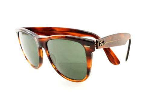 Tortoise Shell Ray Ban Wayfarers B And L Ray Ban Usa Etsy Rayban