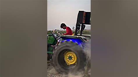 Nishu Deshwal Tractor John Deere Stunt 😲 Shorts Youtube