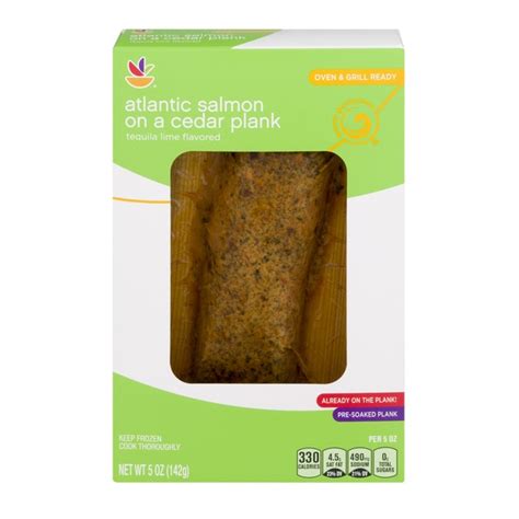 Ahold Atlantic Salmon On A Cedar Plank 5 Oz Instacart