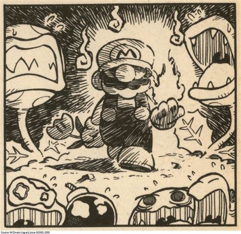 Supper Mario Broth On Twitter Illustration Of Enemies Being Terrified