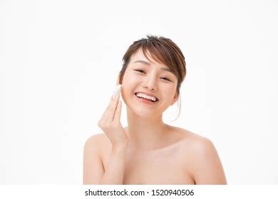 Beauty Portrait Happy Half Naked Asian Stock Photo 1520940506 Shutterstock