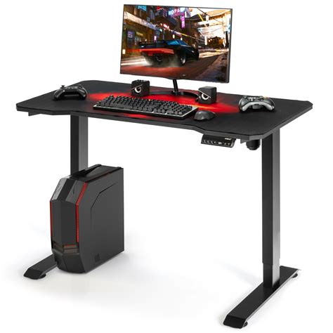 Gymax Electric Standing Gaming Desk Sit to Stand Height Adjustable ...