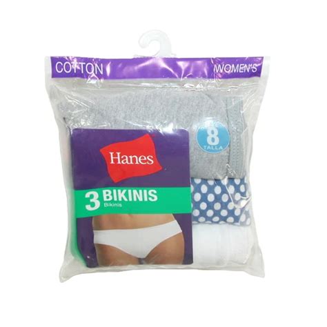 Women S Hanes D L Cotton Bikini Panties Pack Assorted Walmart