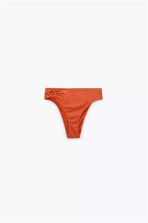 Zara Shiny Bikini Bottoms Zalora