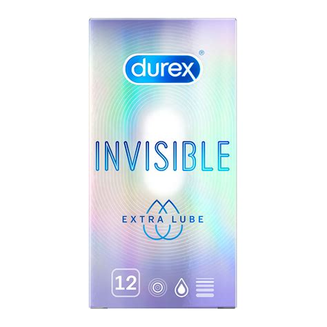 Презервативы `DUREX` Invisible Extra Lube 12 шт купить в интернет ...