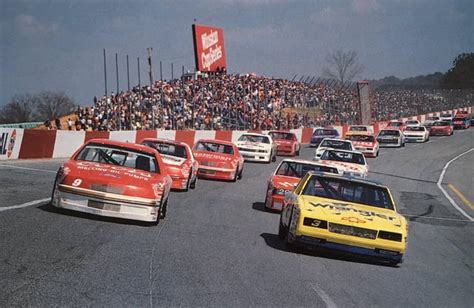 Bill Elliott and Dale Earnhardt lead the starting grid at Atlanta Motor