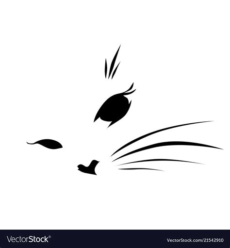 Cat Face Logo Royalty Free Vector Image Vectorstock