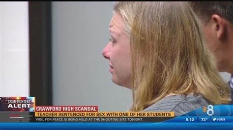 Crawford High Scandal Teacher Sentenced For Having Sex With Student