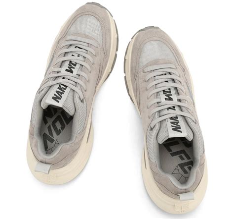 Giày Naked Wolfe Fox Grey Suede Authentic Shoes