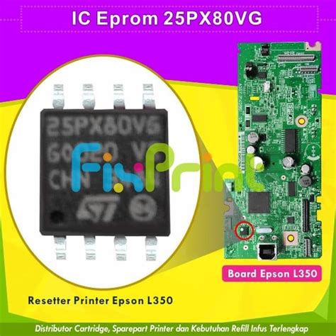 Jual IC Eprom Eeprom Epson L350 Resetter Counter Mainboard Printer L350