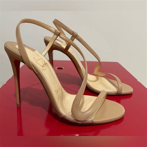 Christian Louboutin Shoes Christian Louboutin Nude Rosalie Sandal Nwt Poshmark