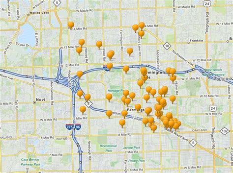 Sex Offender Halloween Safety Map For Farmington Area Farmington