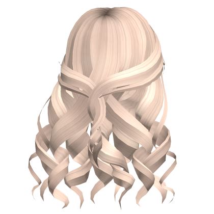 Platinum Blonde Curly Hair Roblox