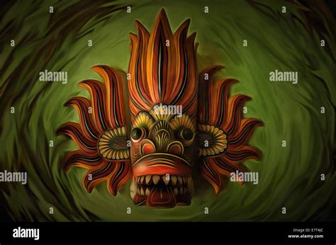 Ilustración de máscaras Sri Lanka Lanka Fotografía de stock Alamy