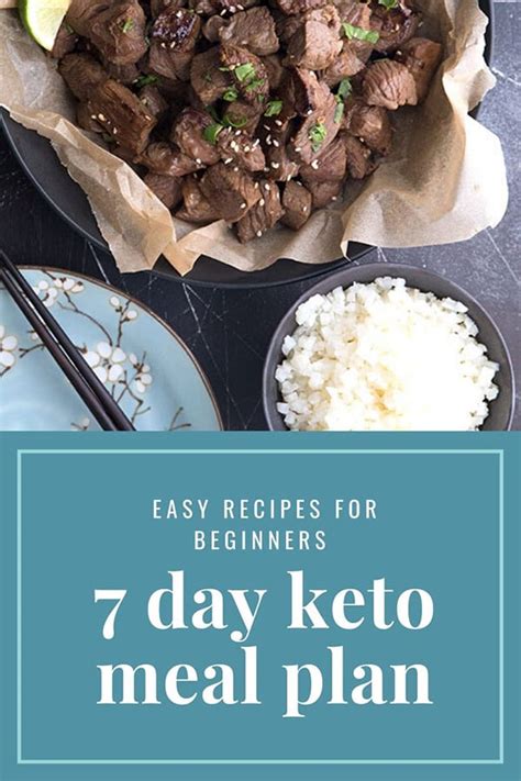 7 Day Meal Plan Keto Printable Keto Food List